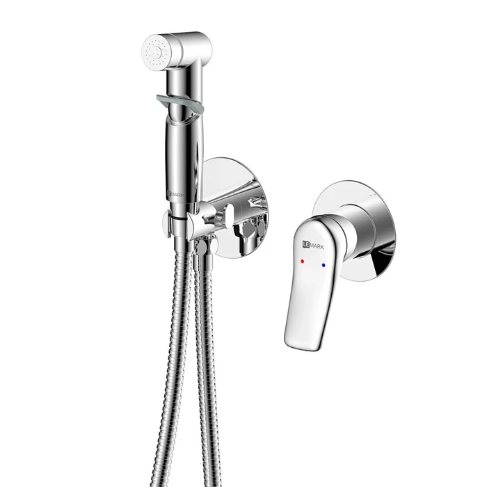 Смеситель Lemark Ortus с гигиеническим душем, встраиваемый (LM11319C) LM11319C
