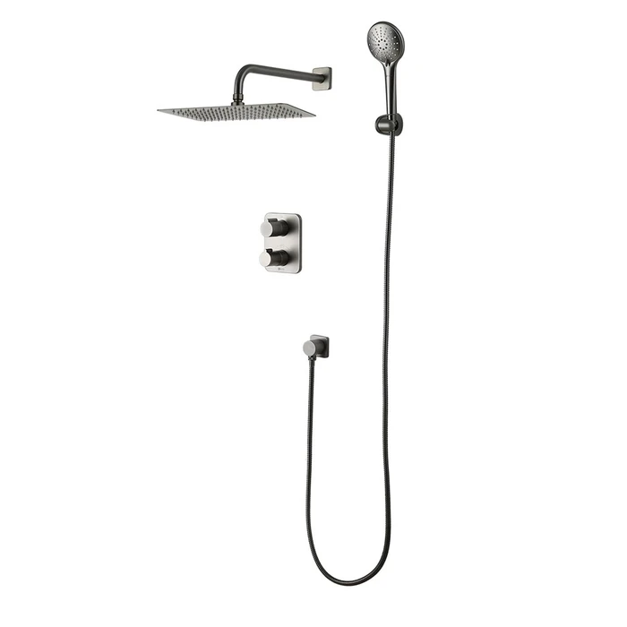 Смеситель Lemark Bronx для ванны и душа термостатический встраиваемый (LM3749GM) LM3749GM