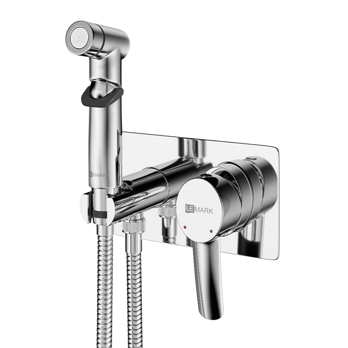 Смеситель Lemark Atlantiss с гигиеническим душем встраиваемый (LM3259C) LM3259C