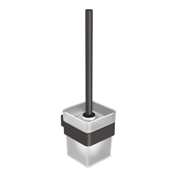 Ёршик для унитаза Lemark SMOOTH LINE с держателем, графит (9766021) 9766021