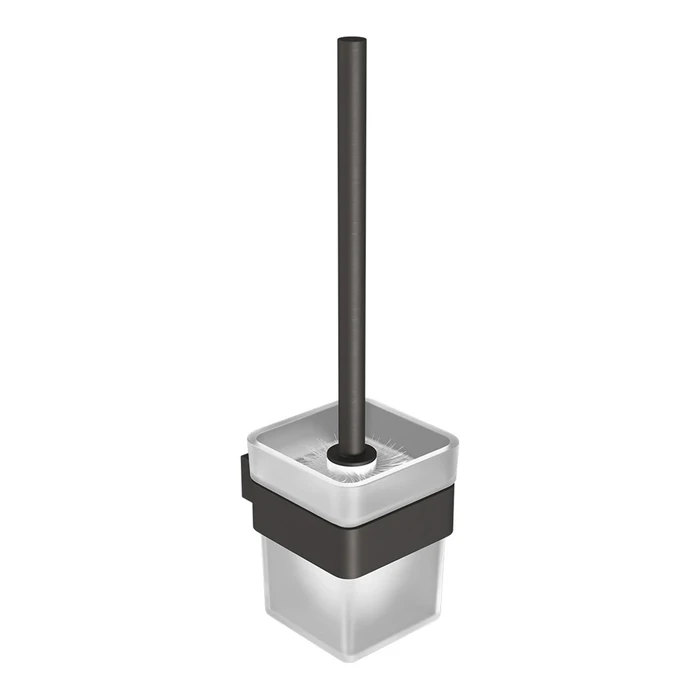 Ёршик для унитаза Lemark SMOOTH LINE с держателем, графит (9766021) 9766021