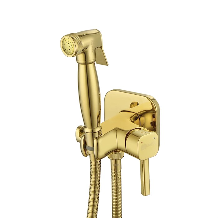 Смеситель Lemark Solo с гигиеническим душем (LM7165G) LM7165G