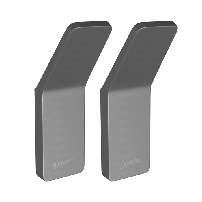 Крючок одинарный Lemark SMOOTH LINE для полотенец и халатов, графит (9716003) 9716003