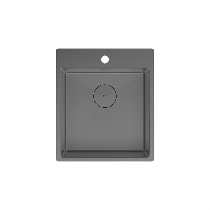Кухонная мойка Lemark JANGA 440 прямоугольная из нержавеющей стали цвет: графит (9936103) 9936103