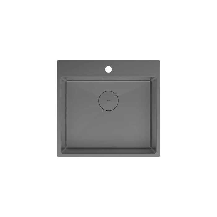 Кухонная мойка Lemark JANGA 540 прямоугольная из нержавеющей стали цвет: графит (9936111) 9936111