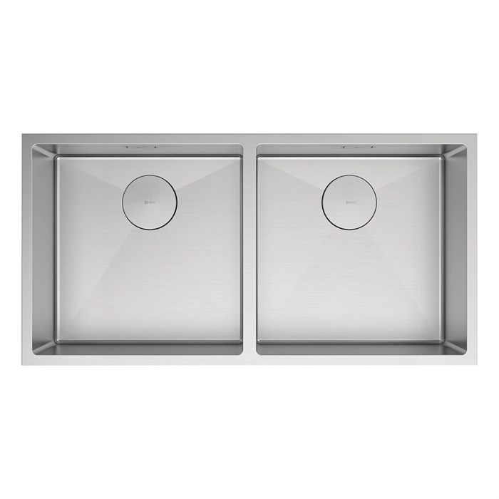 Кухонная мойка Lemark PRORAN 900 прямоугольная с двумя чашами из нержавеющей стали цвет: сталь (9937137) 9937137