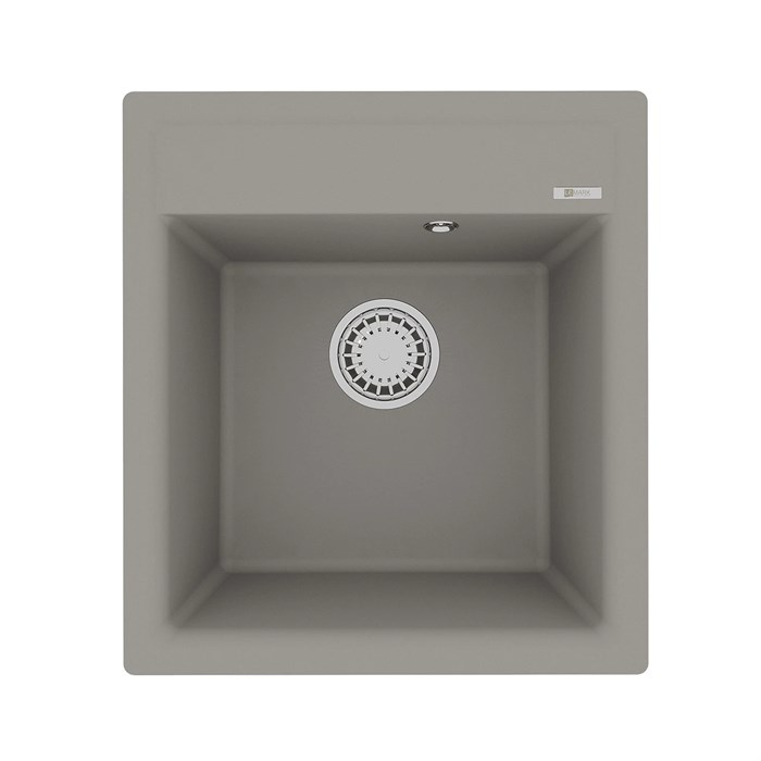 Кухонная мойка Lemark HANKA 450 врезная прямоугольная из кварцгранита цвет: Грей (9910009) 9910009