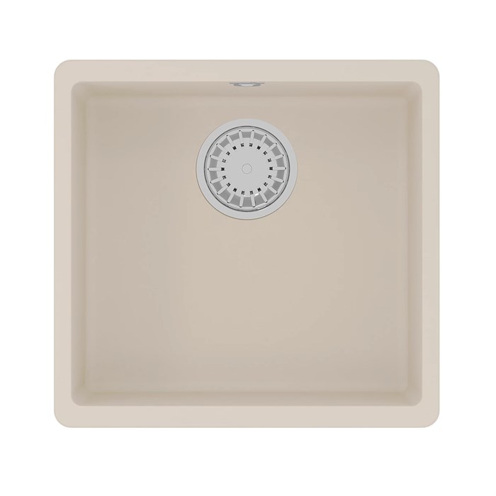 Кухонная мойка Lemark SINARA 440-U подстольного монтажа из кварцгранита цвет: Шампань  (9910072) 9910072