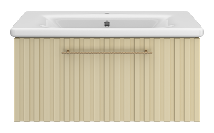 Тумба под раковину Brevita Alicante 80 подвесная (капучино) ALI-09080-4601Я