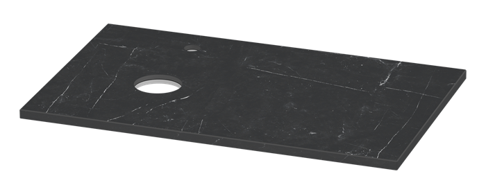 Столешница Brevita Cargo 80 (черная) VS03-80К