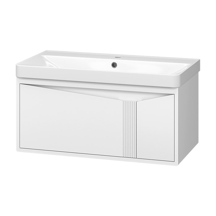 Тумба с раковиной Cascade 90 подвесной УТ000025617