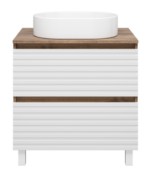 Тумба под раковину Brevita Dakota 70 (белая) DAK-07070-19/01-2Я
