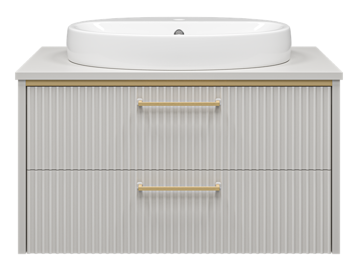 Тумба под раковину Brevita Elche 80 подвесная ELC-01080-0502Я