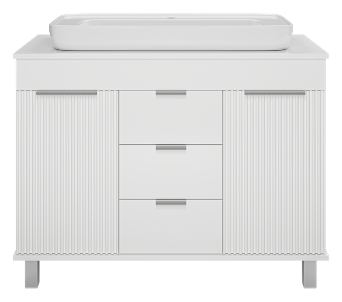 Тумба под раковину Brevita Enfida 100 (белая) ENF-06100-0143Я