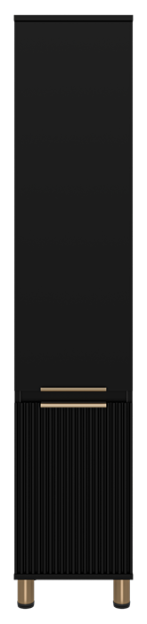 Шкаф - пенал Brevita Enfida 35 универсальный правый (черный) ENF-05035-020P