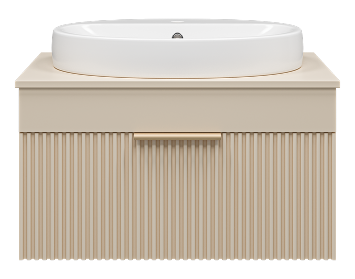 Тумба под раковину Brevita Enfida 70 подвесная (бежевая) ENF-06070-0341Я