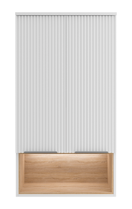 Шкаф Brevita Enfida 60 над стиральной машиной подвесной (белый) ENF-08060-011