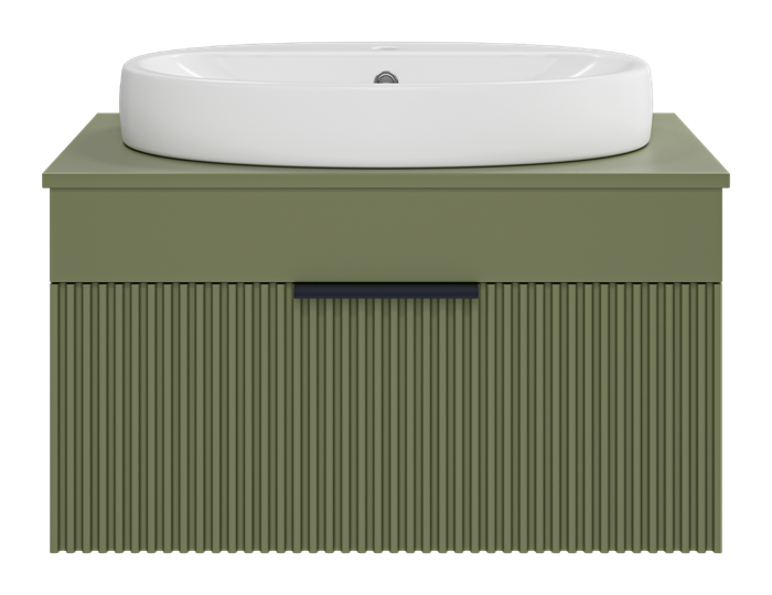 Тумба под раковину Brevita Enfida 70 подвесная (зеленая) ENF-06070-0841Я