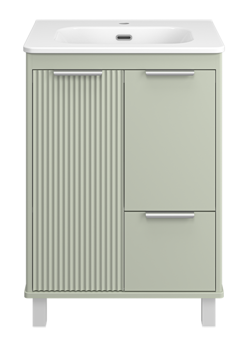 Тумба под раковину Brevita Risacca Pistachio 60 RIS-06060-0842Я