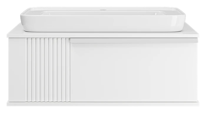 Тумба под раковину Brevita Savoy 90 подвесная (белая) SAV-09090-0101Я