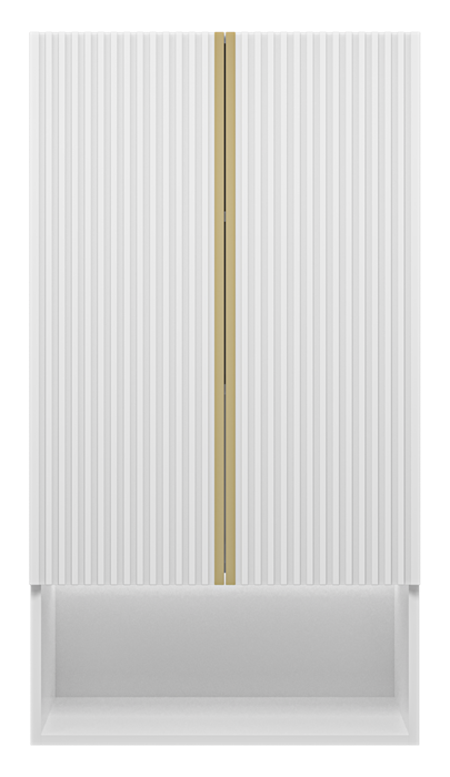 Шкаф Brevita Vega 60 над стиральной машиной подвесной (белый) VEG-08060-011