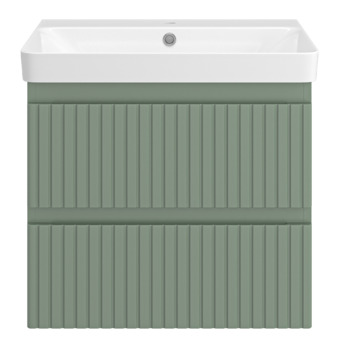 Тумба под раковину Brevita Victory 60 подвесная (зеленая) VIC-09060-0802Я
