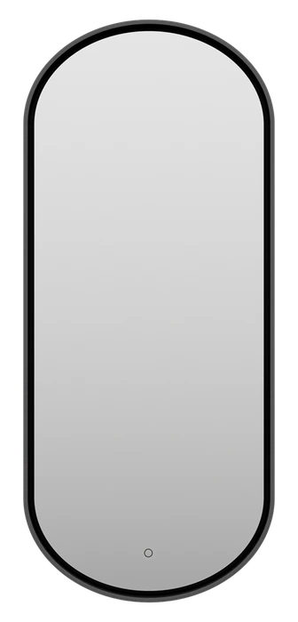Зеркало Brevita Saturn 500x1150 (черное) SAT-Dro1-050-black