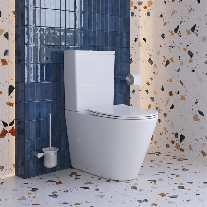 Унитаз-компакт безободковый с сиденьем и  смывом TORNADO BelBagno FLAY-TOR BB2149CP-TOR/SC 0231911044