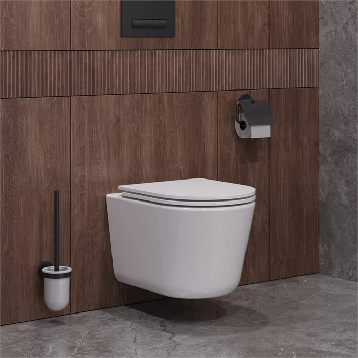 LINER Унитаз подвесной, безободковый с системой смыва "Торнадо", с сиденьем soft close, 49 см, CZR-38083-49-TH-TOR/SC CZR-38083-49-TH-TOR/SC