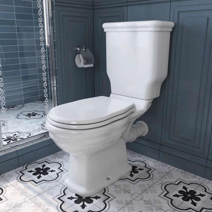 Унитаз-компакт безободковый BelBagno BOHEME BB115CPR 989415024