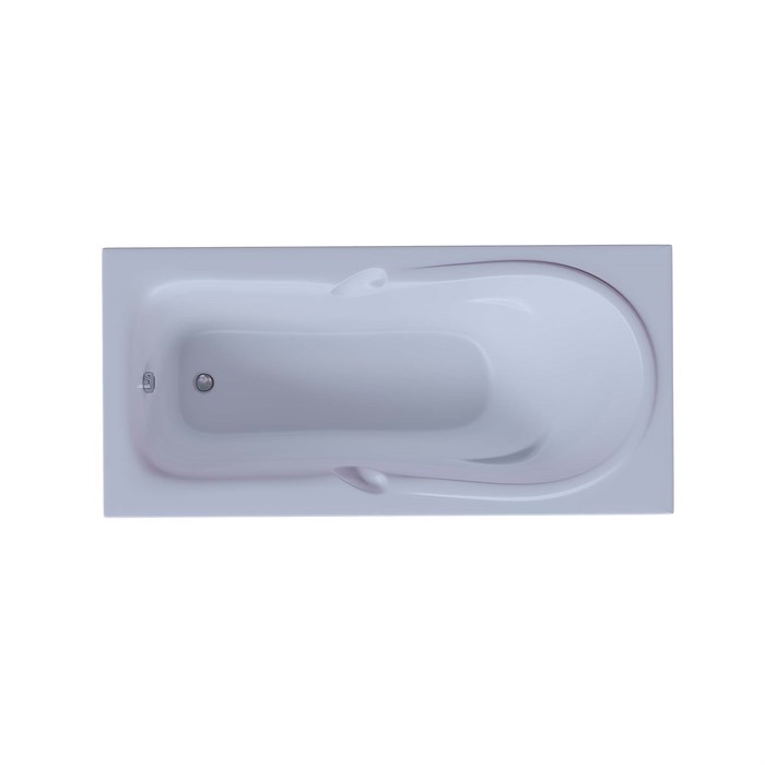Акриловая ванна Aquatek Леда 170x80 прямоугольная, слив слева, с каркасом и экраном, без гидромассажа LED170-0000034