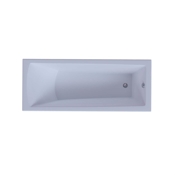 Акриловая прямоугольная ванна Aquatek Либра New 170х70 с фронтальным экраном (слив справа), без гидромассажа, сборно-разборный сварной каркас LIB170N-0000014