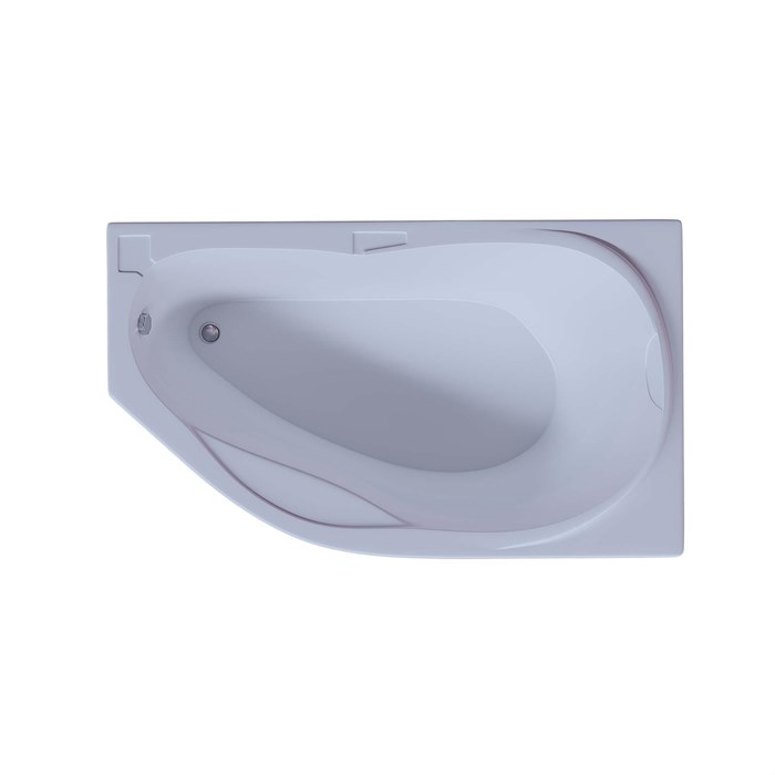 Акриловая ванна Aquatek Таурус 170x100 асимметричная, правая, с каркасом и экраном, без гидромассажа TAR170-0000129