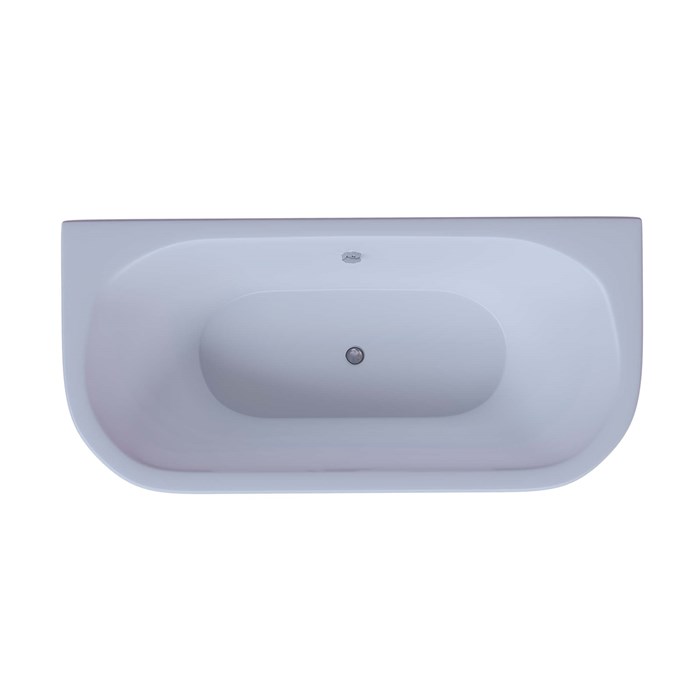 Акриловая асимметричная ванна Aquatek Морфей 190х90 без фронтального экрана, без гидромассажа, вклеенный цельнометаллический сварной каркас MOR190-0000006
