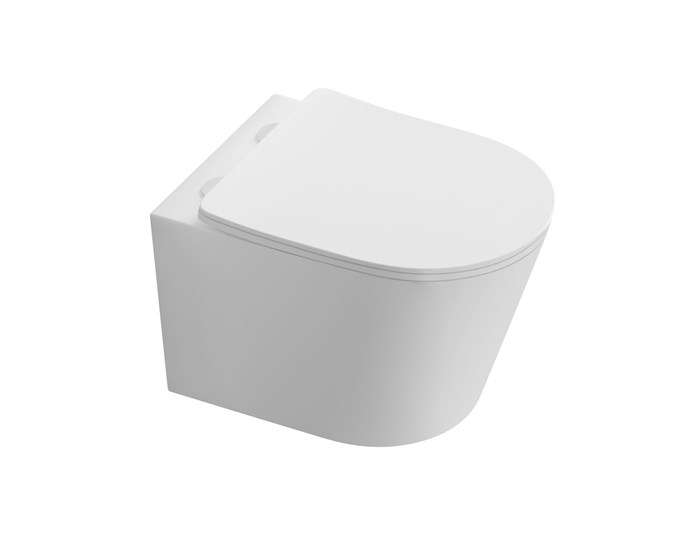 Унитаз подвесной безободковый Aquatek AQ1580T-00 ТАУРУС 520*360*350, смыв TORNADO , тонкое сиденье с механизмом плавного закрывания, крепеж AQ1580T-00