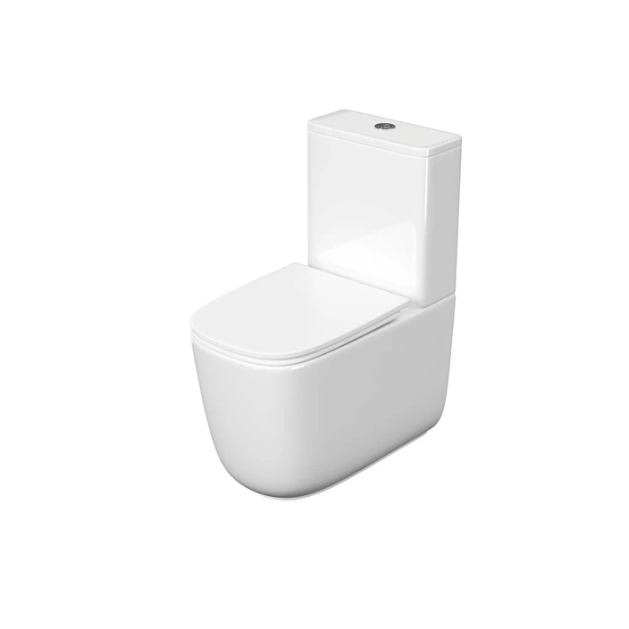 Унитаз напольный, безободковый, система смыва торнадо, Aquatek Optima Plus Square 620x355x790 AQ4451-00