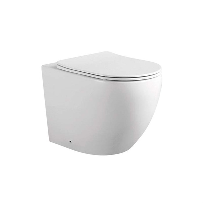 Унитаз напольный приставной безободковый Aquatek ЕВРОПА 560*360*410 с сиденьем Soft Close AQ1902-00