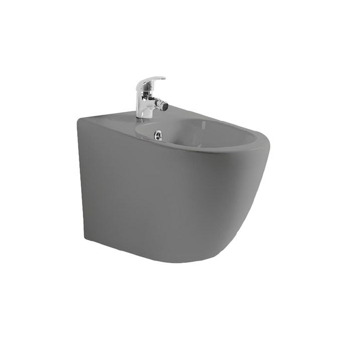 Биде подвесное Aquatek ЕВРОПА AQ1016-MG 510*355*310, цвет серый матовый AQ1016-MG