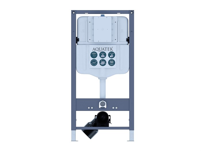Инсталляция для подвесного унитаза Aquatek Pneumo N49, пневматическое управление INSP-0000002