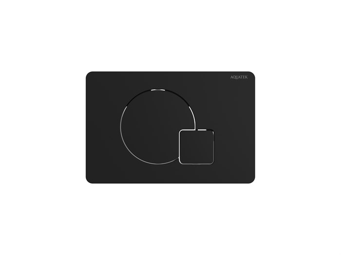 Панель смыва KDI-0000069 черный матовый (клавиши круг/квадрат) KDI-0000069