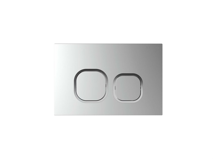 Панель смыва KDI-0000058 хром матовый ободок хром (клавиши квадратные) KDI-0000058