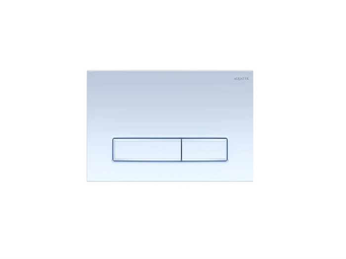 KDI-0000021 (009A) Панель смыва Slim Белая глянец (клавиша прямоугольная ) KDI-0000021