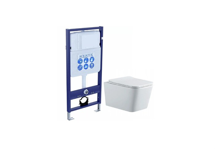 Комплект Set AQUATEK ЛИБРА N cm унитаз ЛИБРА New A1148N-00 + инсталляция Standart-50 SET AQUATEK ЛИБРА N cm