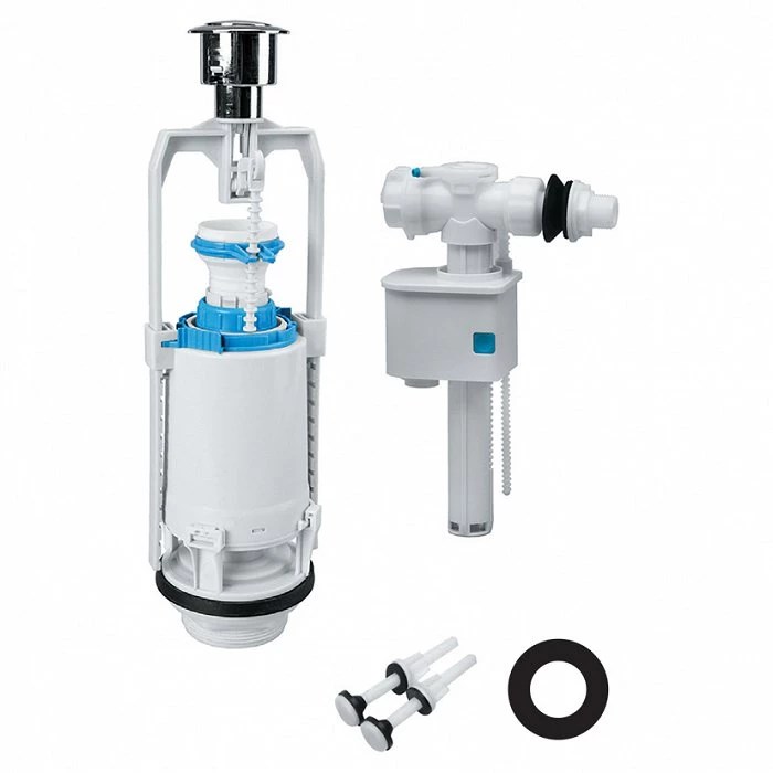 Одноуровневая водосливная арматура боковой подвод Тип А. круглая резинка IDDIS (F012400-0005) F012400-0005