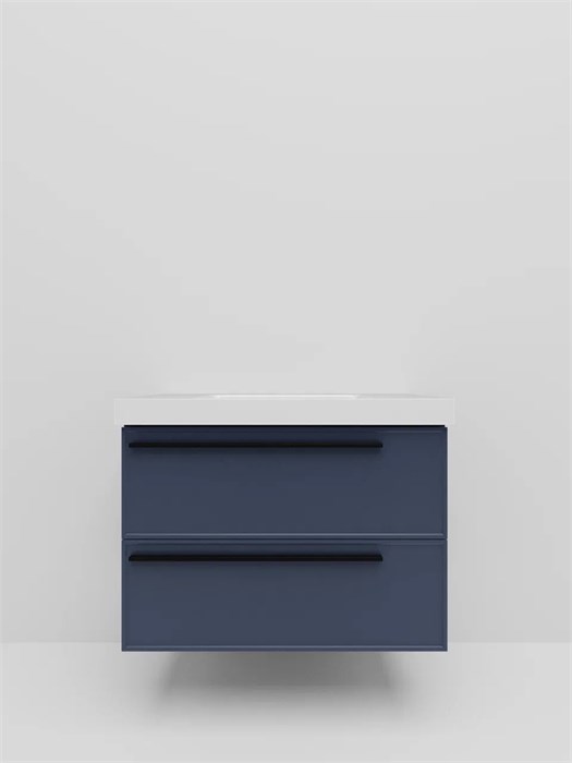 Тумба под раковину LA FENICE Elba Blu Grigio TWIN, FNC-01-ELB-BG-90-2, синяя 90 FNC-01-ELB-BG-90-2