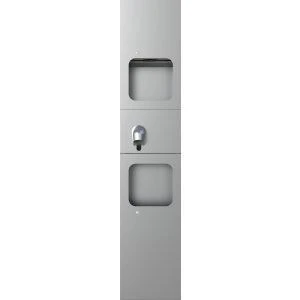 Компактный блок с сушилкой для рук 2450 W,диспенсером для бумажных полотенец и баком для мусора 12019.P.S 12019.P.S