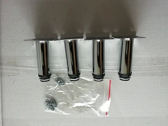 Ножки к тумбе Loranto Стиль 40, круглые, хром, 4шт. (CS00036183) CS00036183