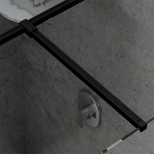Держатель душевой перегородки Ravak W SET-Uni T connection GWD010003024 (1200 мм, черный) GWD010003024