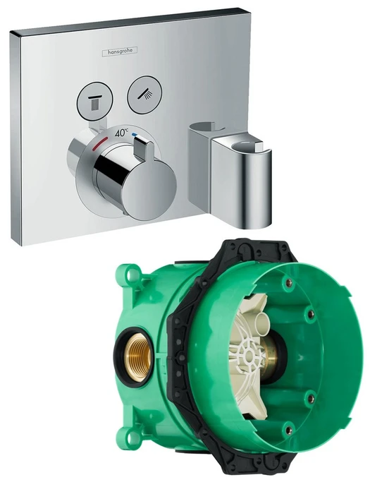 15765000S Set HG ShowerSelect термостатический смеситель (15765000+01800180) 15765000S