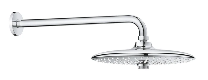 26458000 Euphoria 260 SmartControl Верхний душ с душевым кронштейном 380 мм, хром 26458000